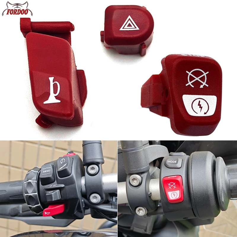 For BMW R1200GS LC R1250GS F850GS Adventure S1000R/RR/XR C650GT K1600GTL/GT F900R/XR Motorcycle Switch Button Cover Accessories