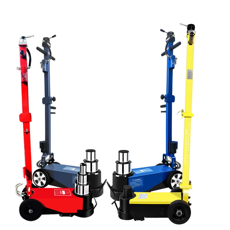 High Quality Lifting Truck Red Automotive Truck Repair Tools Pneumatic Hydraulic Floor Lift Vehicle Trolley Jack