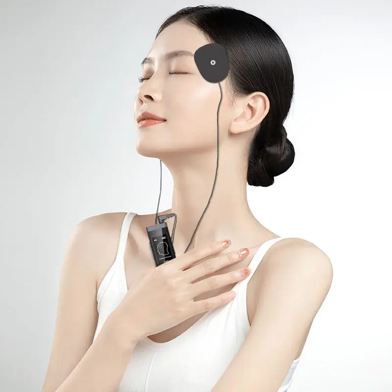 Portable TENS Head Massager with 4 Intensity Levels One Hand Grip Electric Pulse for Headache Relief