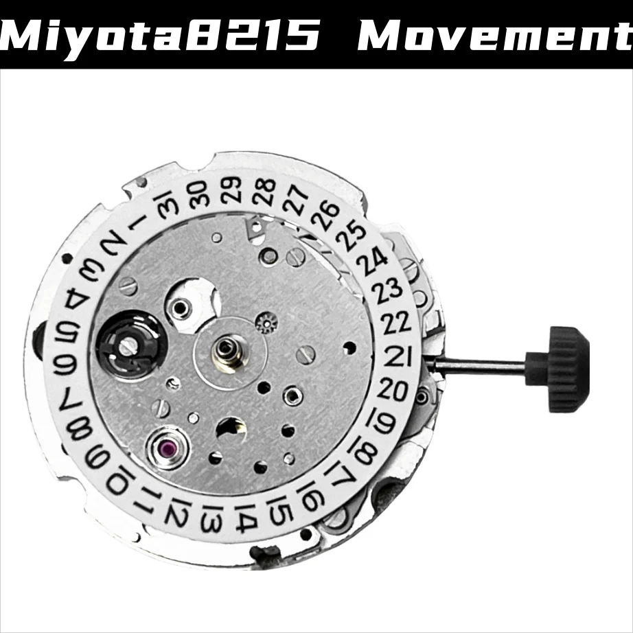 Miyota8215 Movement White Calendar 21 Jewels High Accuracy Mechanical Movement Watch Accessories