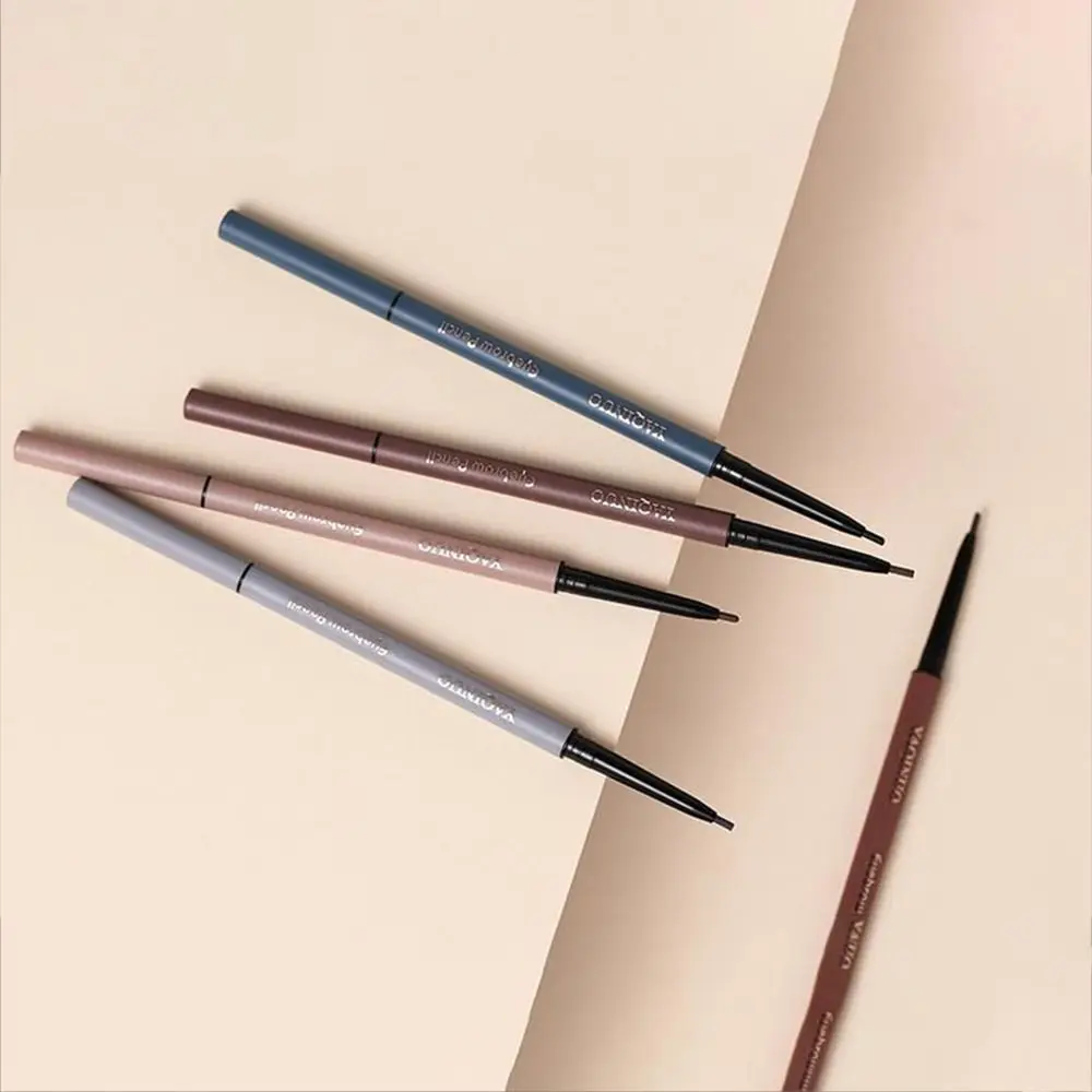 

Women Makeup Eyebrow Pencil Double-End Waterproof Lasting Ultra Fine Natural Eye Brow Pen No Fading brow Pencil Makeup Cosmetic