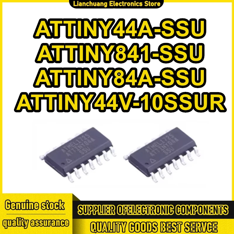 

ATTINY44A-SSU ATTINY44V-10SSUR ATTINY84A-SSU ATTINY841-SSU MCU Chip SOP14 Integrated Circuit 100% Brand New Original in stock