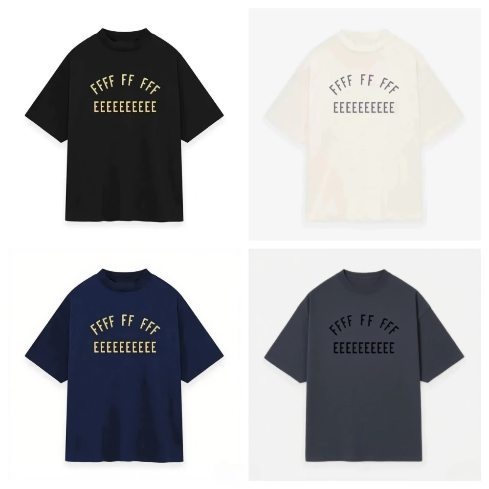 

Classic Men's T-Shirt Short Sleeve Cotton Fashion Luxury Design Arched Women's Letters High Street Couple Loose Cotton Top