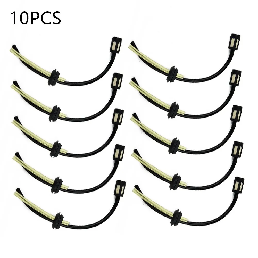 10Pcs Fuel Hose Pipe Kit W/ Fuel Filter For 4-Stroke Trimmer Brushcutter Lawnmower Garden Repair Tools Lawn Mower Trimmer Parts