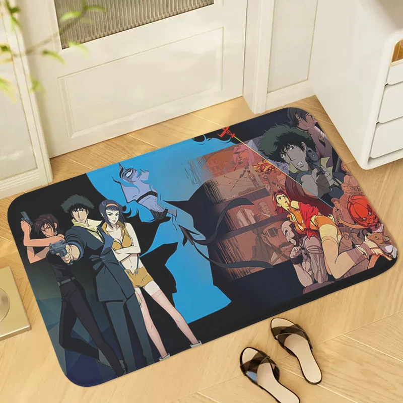 

Doormat Entrance Door Cowboy Bebop Living Room Floor Carpet Kitchen Bathroom Foot Mat Home Decor Items Balcony Bedroom Rug