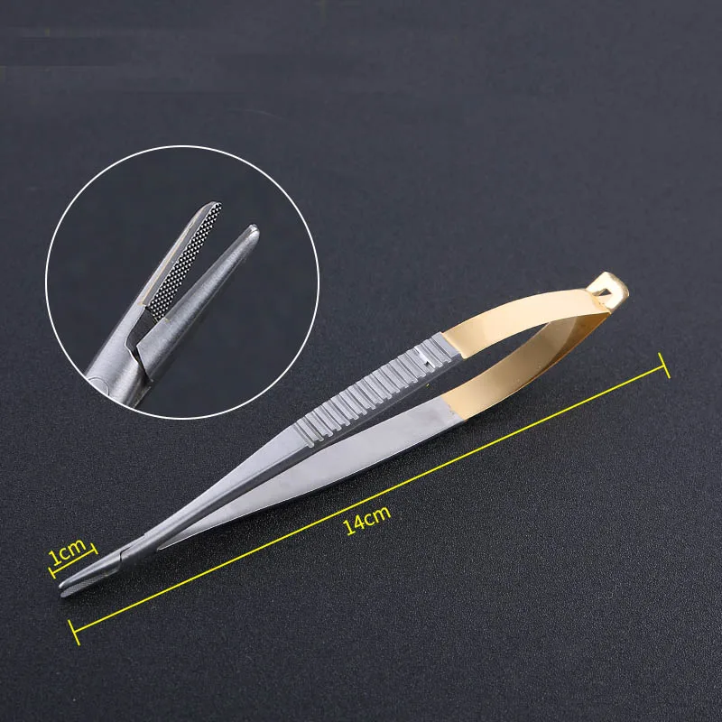 Stainless steel medical Matthew full-grip insert needle holder cosmetic plastic surgery surgical suture needle