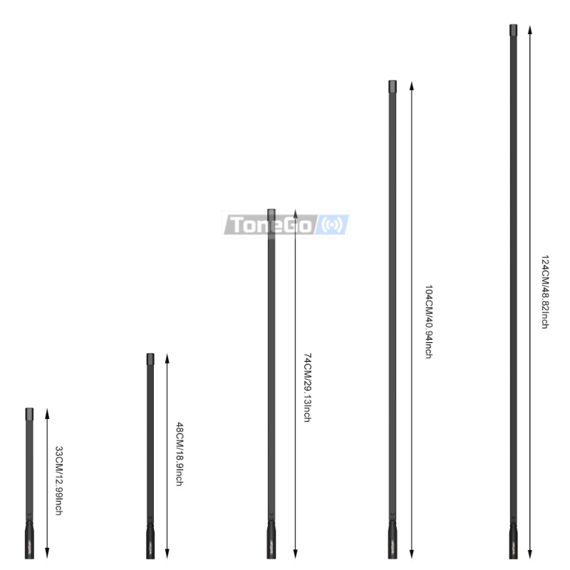CS Tactical Antenna High Gain Foldable Walkie Talkie Antenna SMA-Male Dual Band 136-520MHz For Baofeng UV-3R TYT MD-380 MD-390