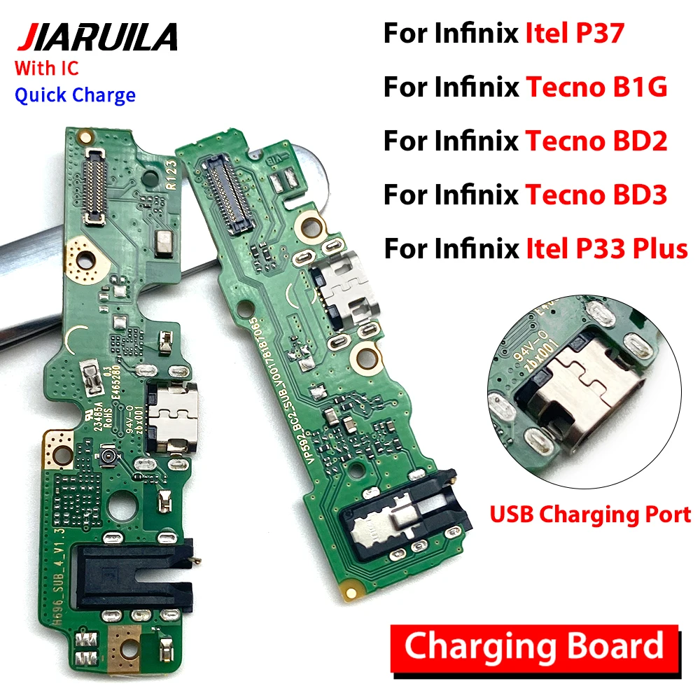 USB Charging Port Charger Dock Connector Board Flex Cable For infinix Tecno B1G BD2 BD3 CA6 CA7 K7 KF6 LA7 POP 2 Power B1P BB2
