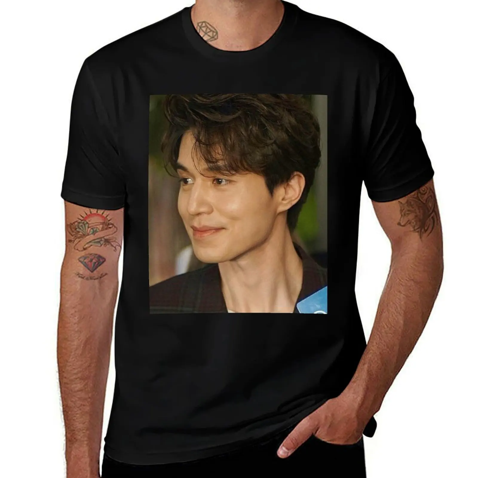 Lee Dong Wook - V17 T-Shirt oversizeds anime t shirts shirts graphic tee men