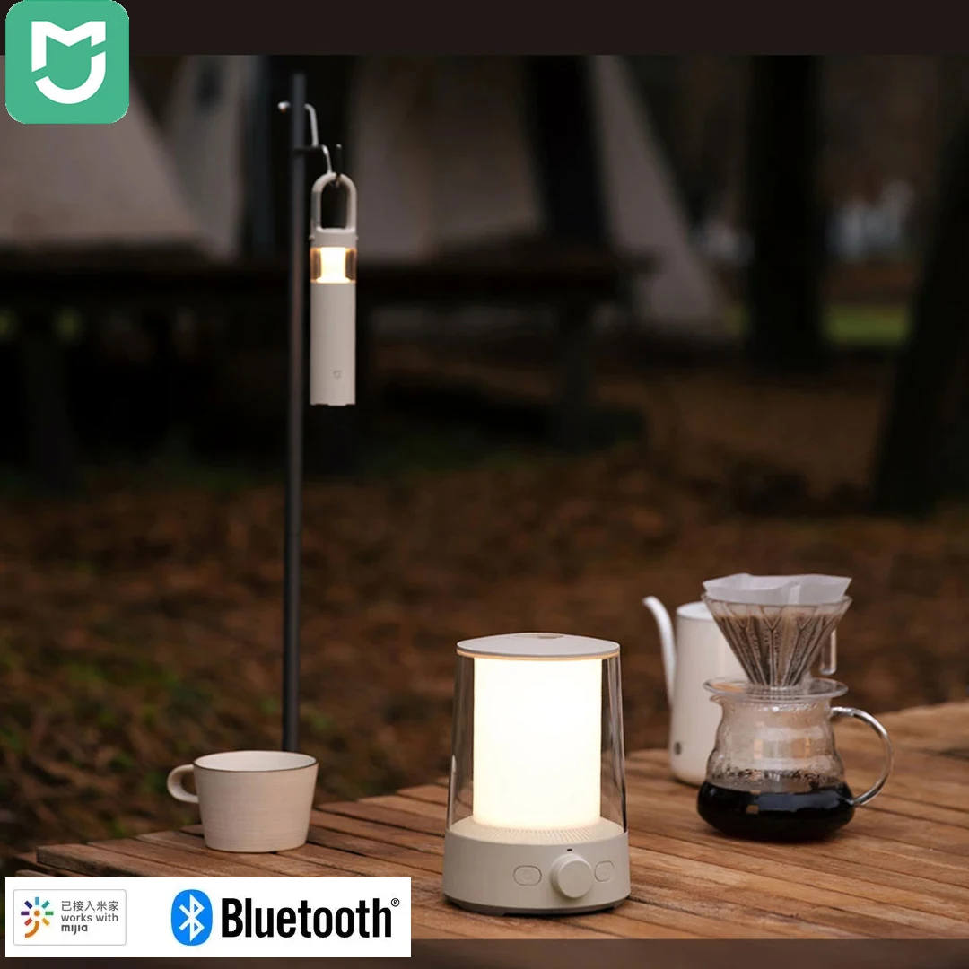 

Mijia Split Camping Lamp Bluetooth Control IP54 Waterproof 3 in1 Outdoor Camping Lamp Flashlight Colorful Atmosphere Lamp