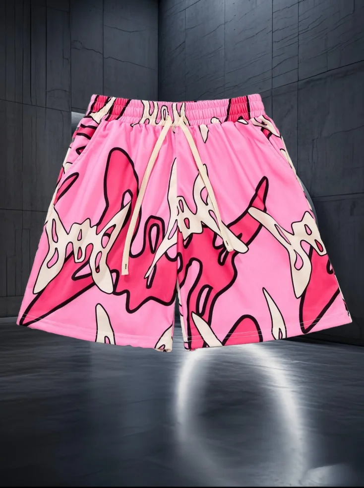 

Лидер продаж лета, новые уличные модные шорты с 3D принтом, дышащие спортивные быстросохнущие повседневные тонкие шорты для мужчин и женщин