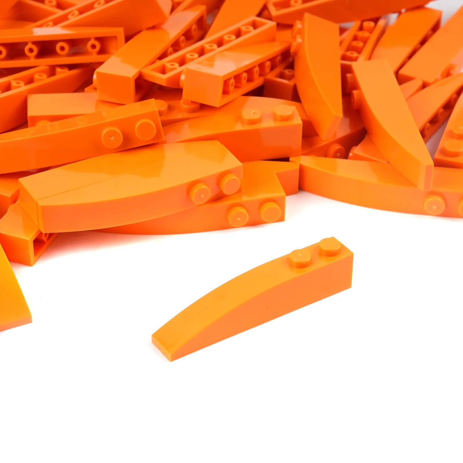 10 pçs 42022 1x6 inclinação curvada moc blocos de construção substituir acessórios em massa pequenas partículas peças técnicas compatíveis 41762