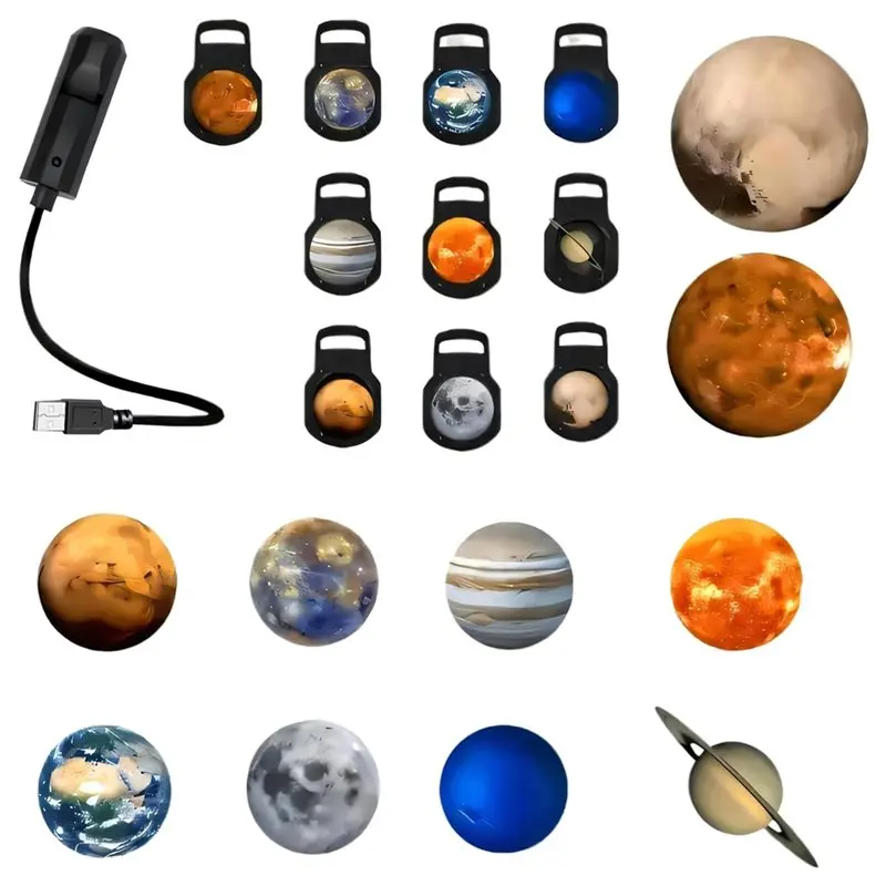 Night Lamp Via USB Connection Interactives Universe Projector For Ceiling Mapping Moons Planets Nebulae Stars Starhouse