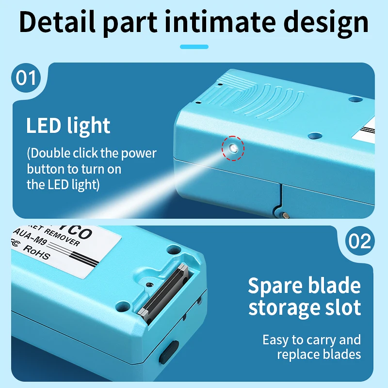 Pince à dénuder thermique pour Fiber optique AUA-M9, outil de découpe à chaud pour ruban, dénudage de fil de câble multi-noyaux en Fiber chauffée
