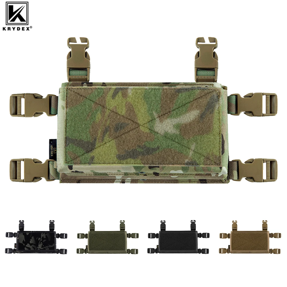 KRYDEX Spiritus Style Tactical MK3 MK4 Micro Fight Chassis Front Panel For Chest Rig JPC LV119 Plate Carrier Vest Accessories