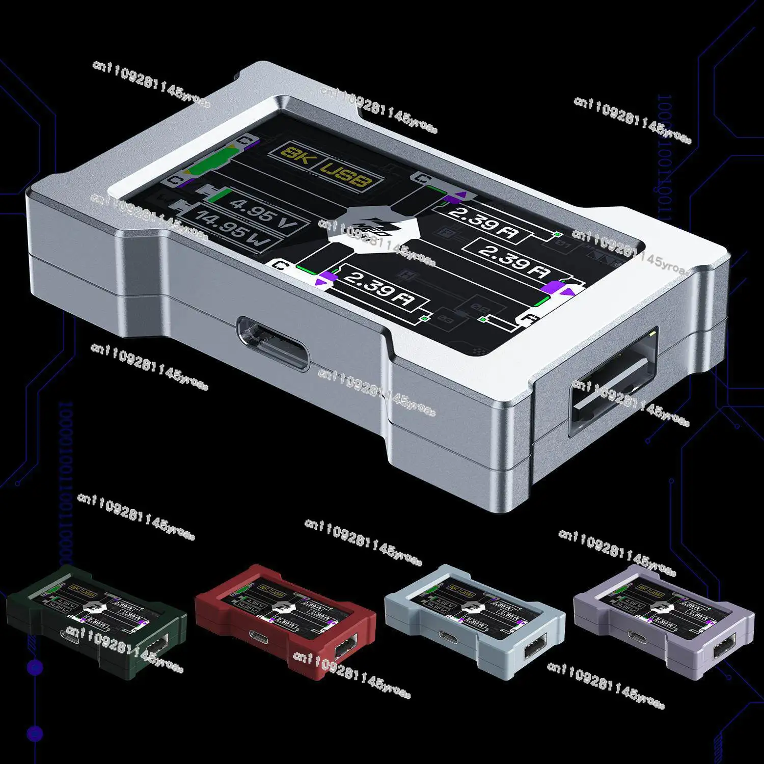 For HM USB 2-to-3 Hub True 8K Polling Rate Customizable Screen Metal Enclosure MMT Multi-Path Parallel Accelerator Web Driver