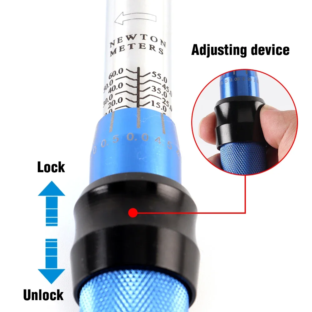 Imagem -05 - Predefinido Torque Wrench Tool para Reparação Automóvel Unidade Espelho Polonês Cabeça Reversível Alta Precisão Caixa de Plástico 560n.m em em