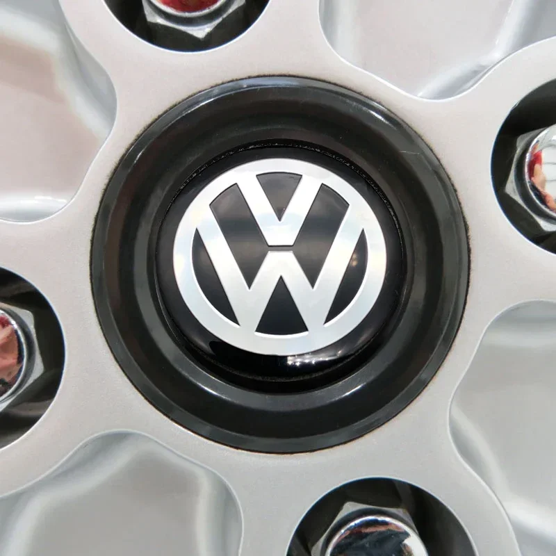 56-120mm Car Wheel Center Hub Cap Sticker Accessories For Volkswagen R-line R GTI Polo Golf Touareg Passat Magotan Tiguan Jetta