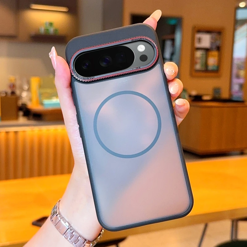 

For Google Pixel 10 Pro XL Case New Magnetic Leica Lens Frosted Full Cover Drop-Proof Cover For Pixel 10 Pro Shockproof Funda