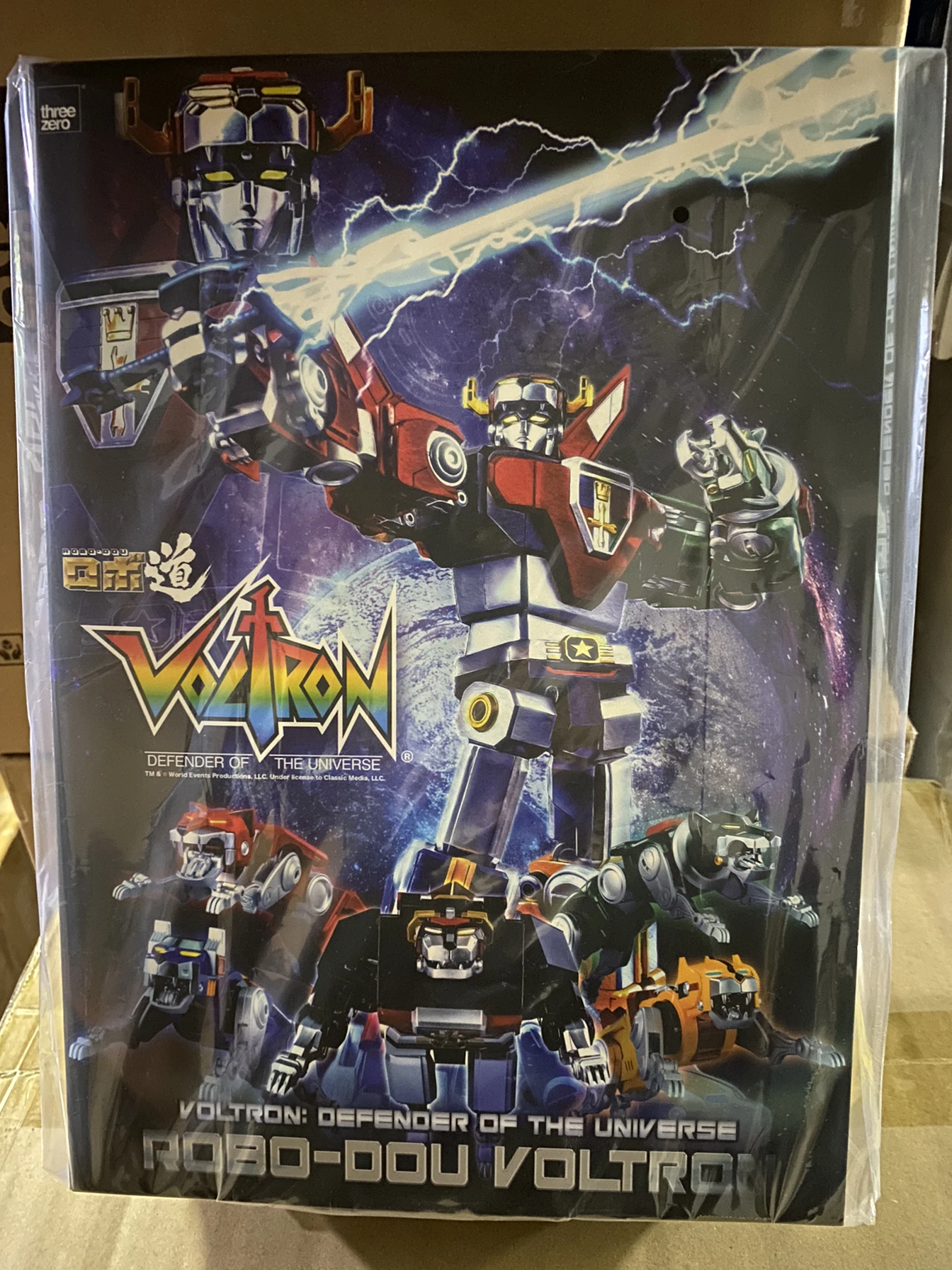 Disponibile Brand New 3A Threezero 3z02050w0 Robo-dou Voltron Action Robot Collection Modello Giocattoli