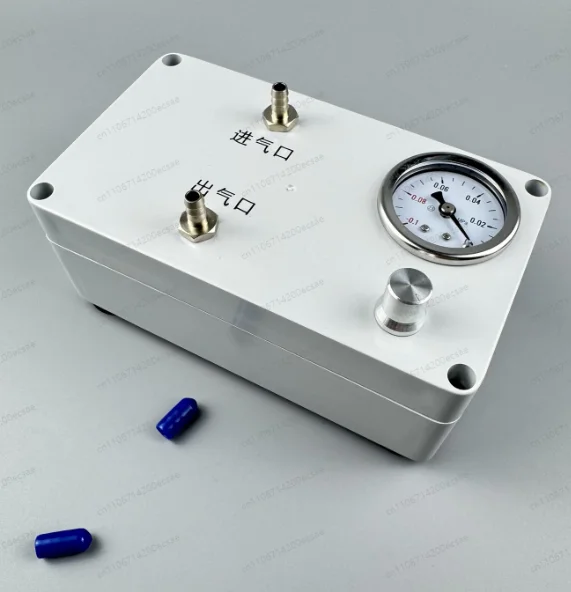 

Desktop Vacuum Pump Adjustable Suction with Pressure Gauge for Lab Filtration Defoaming Negative Pressure Applications