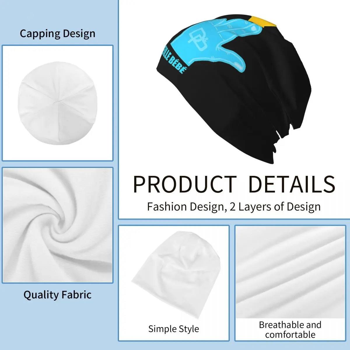 C'est Marseille Bebe JUL Skullies قبعة حريمي دافئة الخريف الشتاء في الهواء الطلق قبعة محبوك بونيه قبعات للرجال النساء الكبار