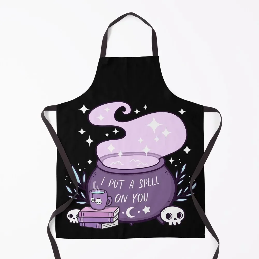 

Witch Cauldron Nikury Apron Chef jacket men Cute Kitchen Apron