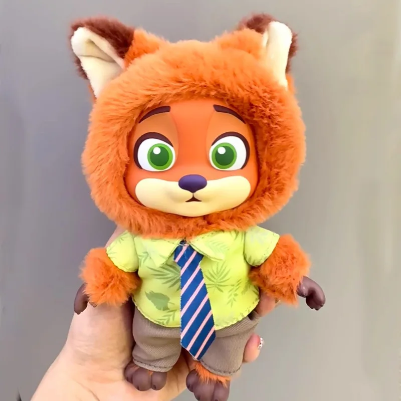 6 Styles Crazy Animal City Vinyl Series Plush Doll Cute Cartoon Character Fox Nick Judy Toy Doll Fashion Ornament Birthday Gift