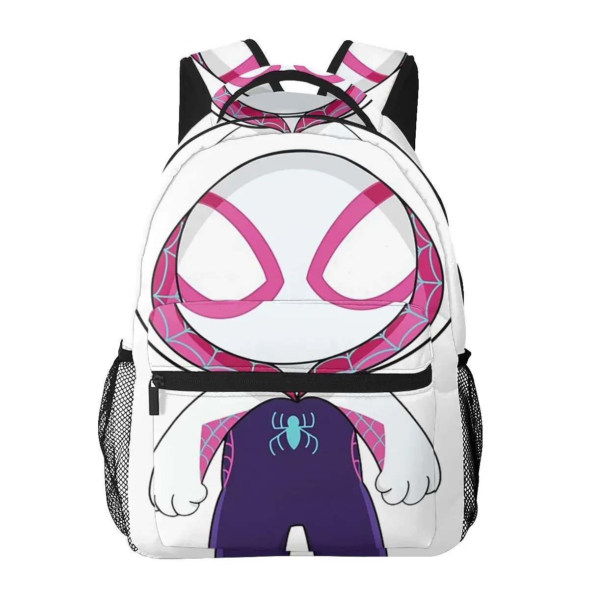 Cute Spider Ghost, Baby Spidey Girl, Grl Pwr Backpacks Boys Girls Bookbag Students School Bag Cartoon Kids Rucksack Shoulder Bag