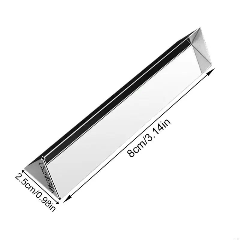 964E strong Glass Triangular Prisms with 60 Degree Angles Small Science Education for Classroom STEM Learning activity