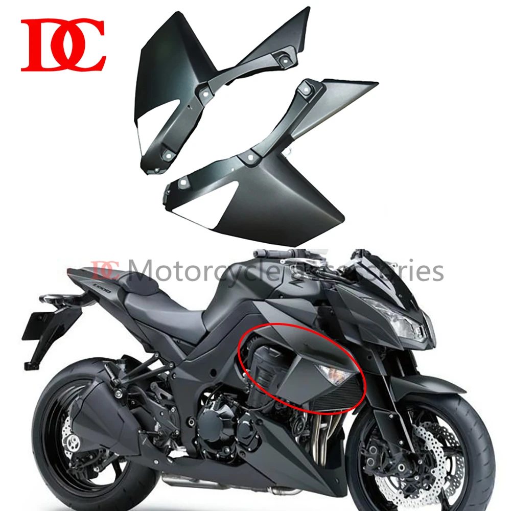 Motorcycle Front Turn Signal Side Panel Fairing Water Tank Side Shield Cover Surrounded By Z1000 2010 2011 2012 2013