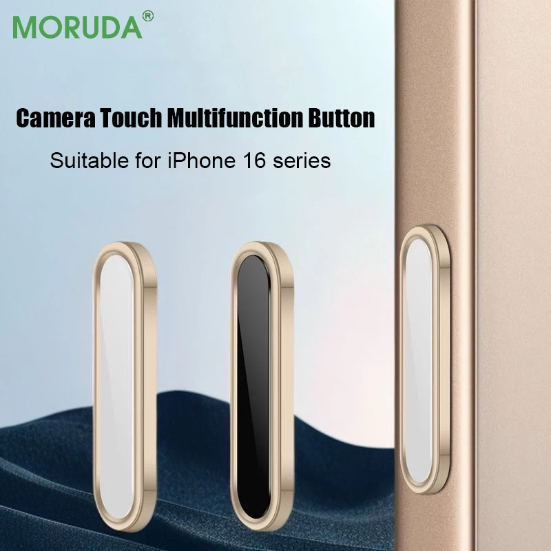 Luxury Camera Touch Alloy Button for iPhone 16 ProMax 16 Plus 16Pro Ultra Sensitive Photography Capture Button Sticker Cover