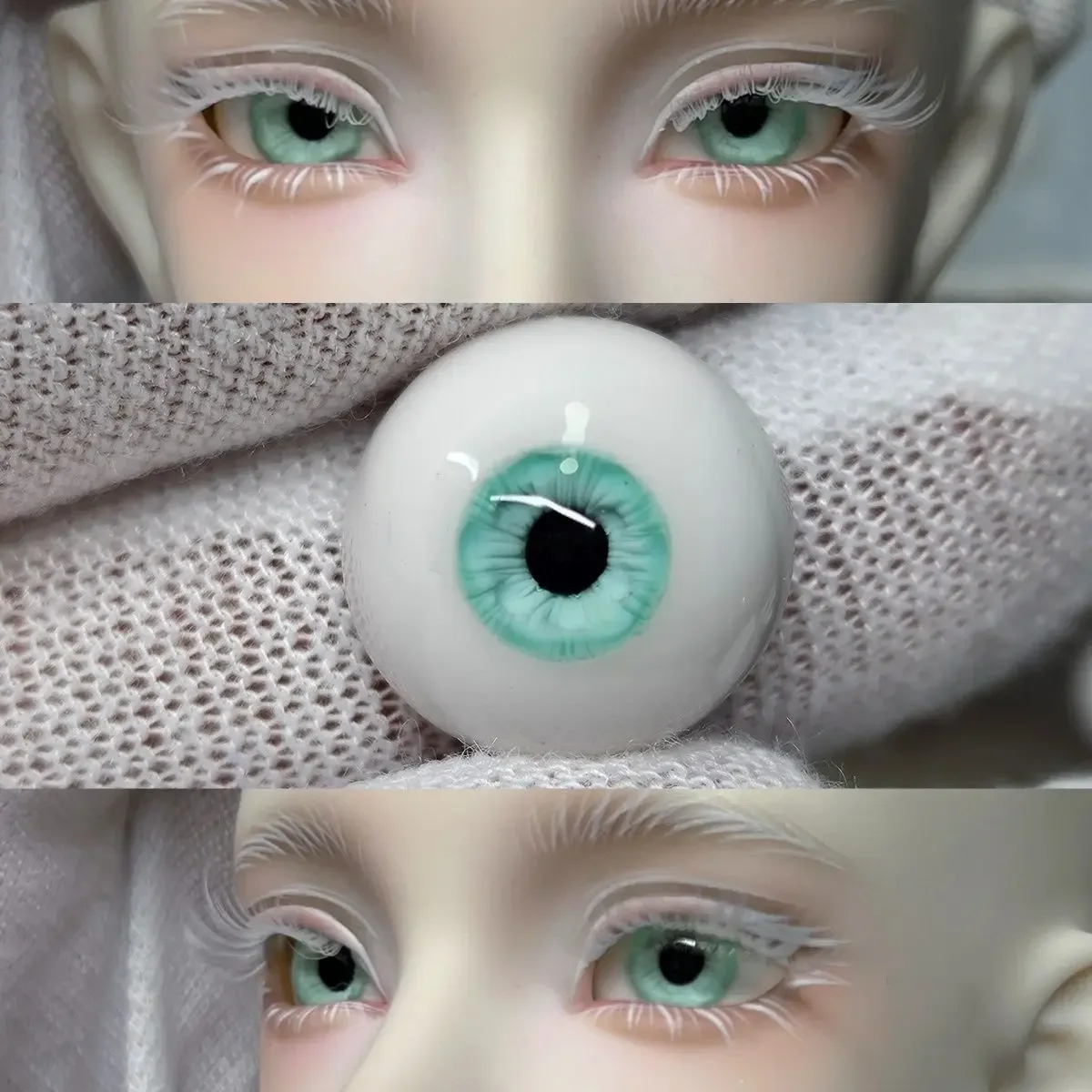 8/10/12/14/16/18/20/22mm Doll's Eyes for 1/6 1/4 1/3 Bjd Doll Plaster Eyeball Make Up Dress Up Toys Play House Doll Accessories