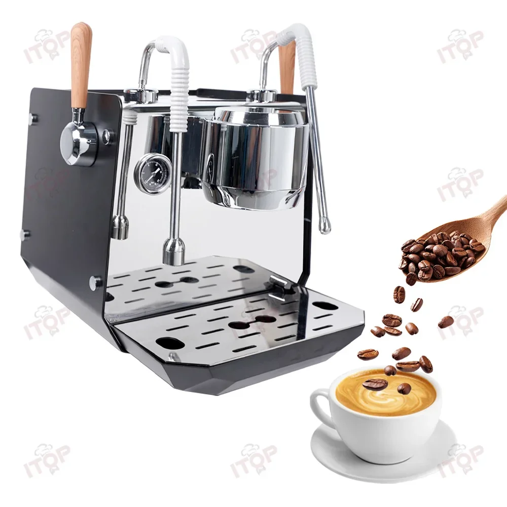 

Semi Automatic Commercial Coffee Machine Cappuccino Single Group Espresso Machine Barista Express Espresso Machine