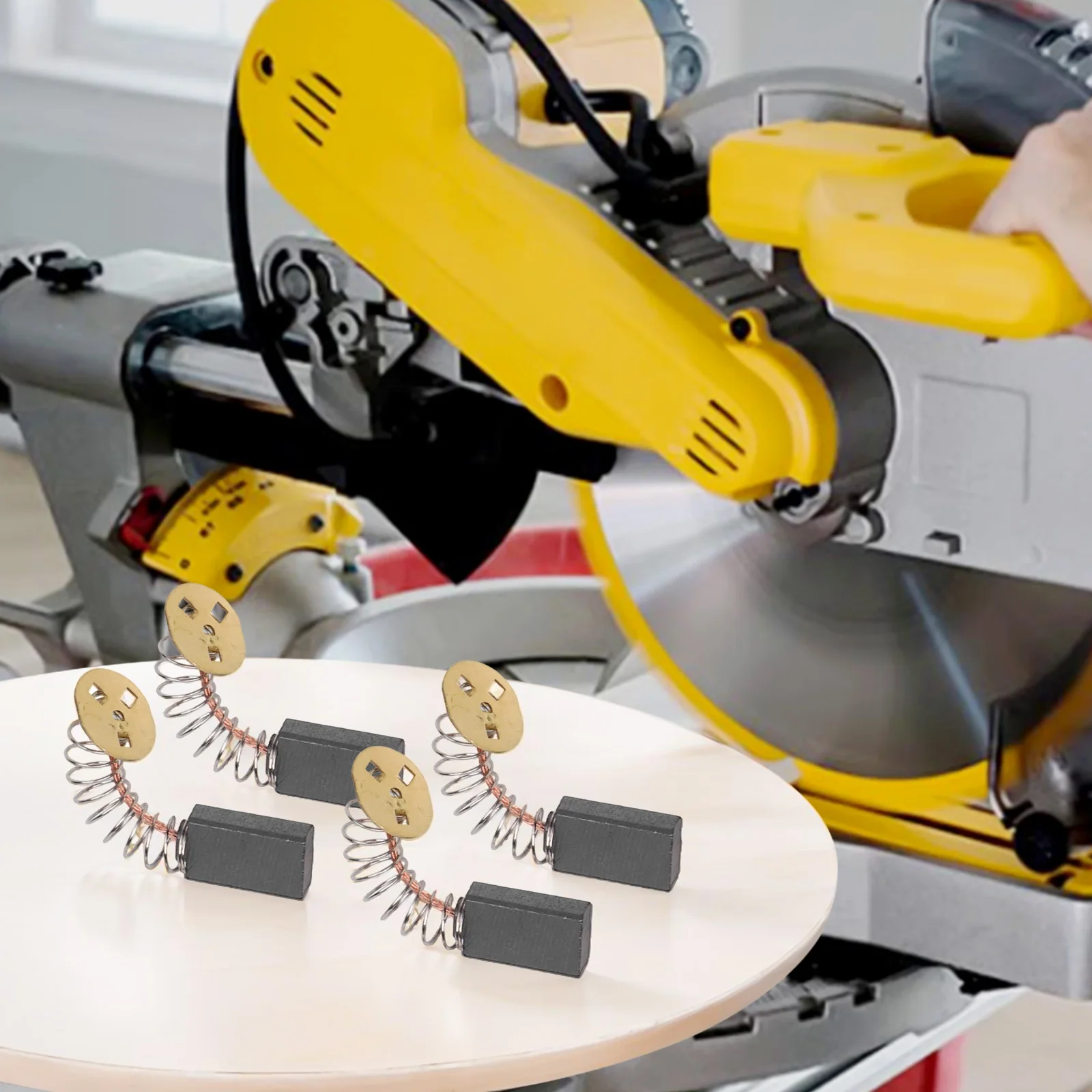 

Торцовочная пила в виде картинки, угольная щетка, 4 шт., набор угольных щеток, пара щеток для пилы, высокочастотная запасная часть, обслуживание двигателей