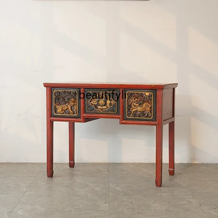 54During the Republic of China, porch tables, wine tables, Ming and Qing Dynasties, old furniture, and old objects are nostalgic