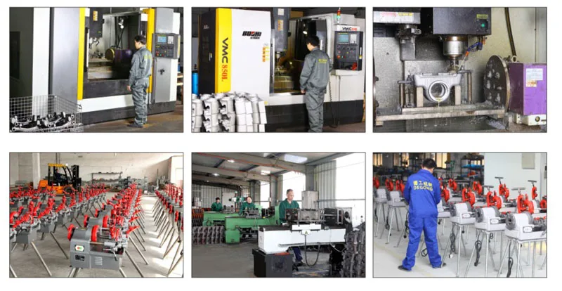 Infila tubi di potenza elettrica da 750 W di alta qualità Tubo in acciaio resistente 3 "2 1/2"-3 "Infilatore per tubi 2 1/2 "-3" Infila tubi