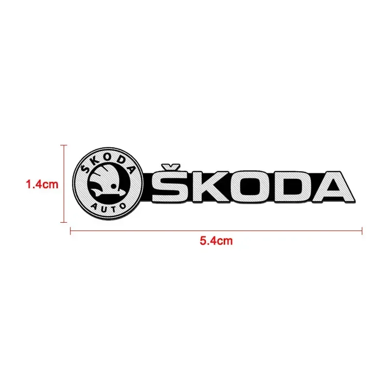 Car Audio Decorate 3D Aluminum Badge Emblem StickersFor Skoda Octavia 1 2 3 A4 A5 A7 A8 MK1 MK2 Kodiaq Superb 3 Karoq Fabia 1