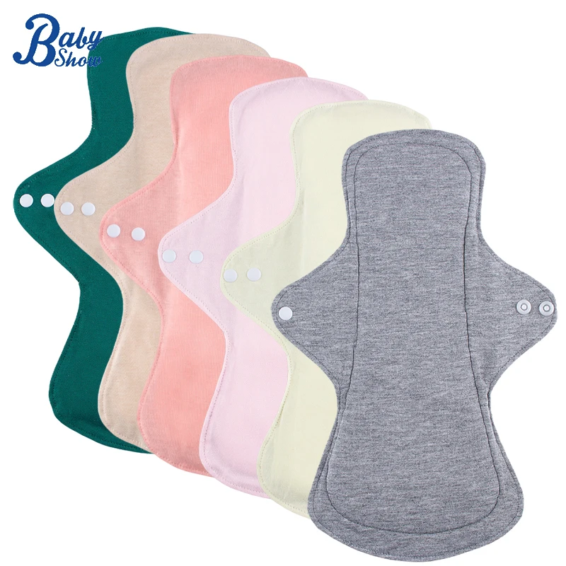 4pcs Reusable Menstrual Pads Graphene Lining Cloth Menstrual Incontinence Pads Reusable Sanitary Mama Panty Liners
