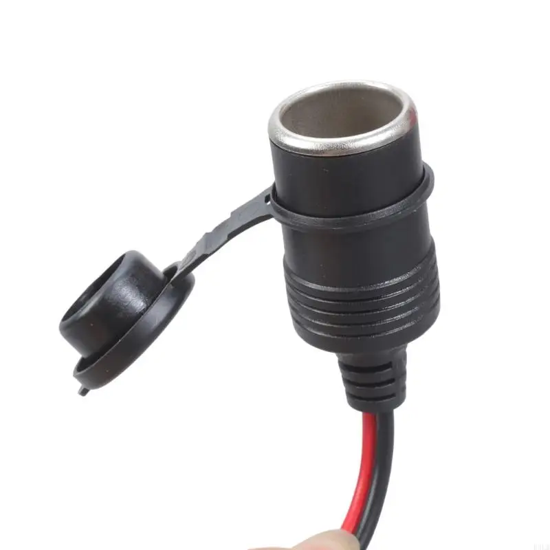 2025 New Motorcycle Charging Cable DIN to Car Female Socket 12V24V Input 50cm Long