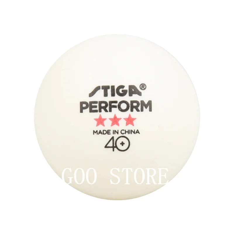 Stiga Table Tennis Balls 3 Star 40+ ABS Plastic Poly Seamed Original Stiga Ping Pong Ball