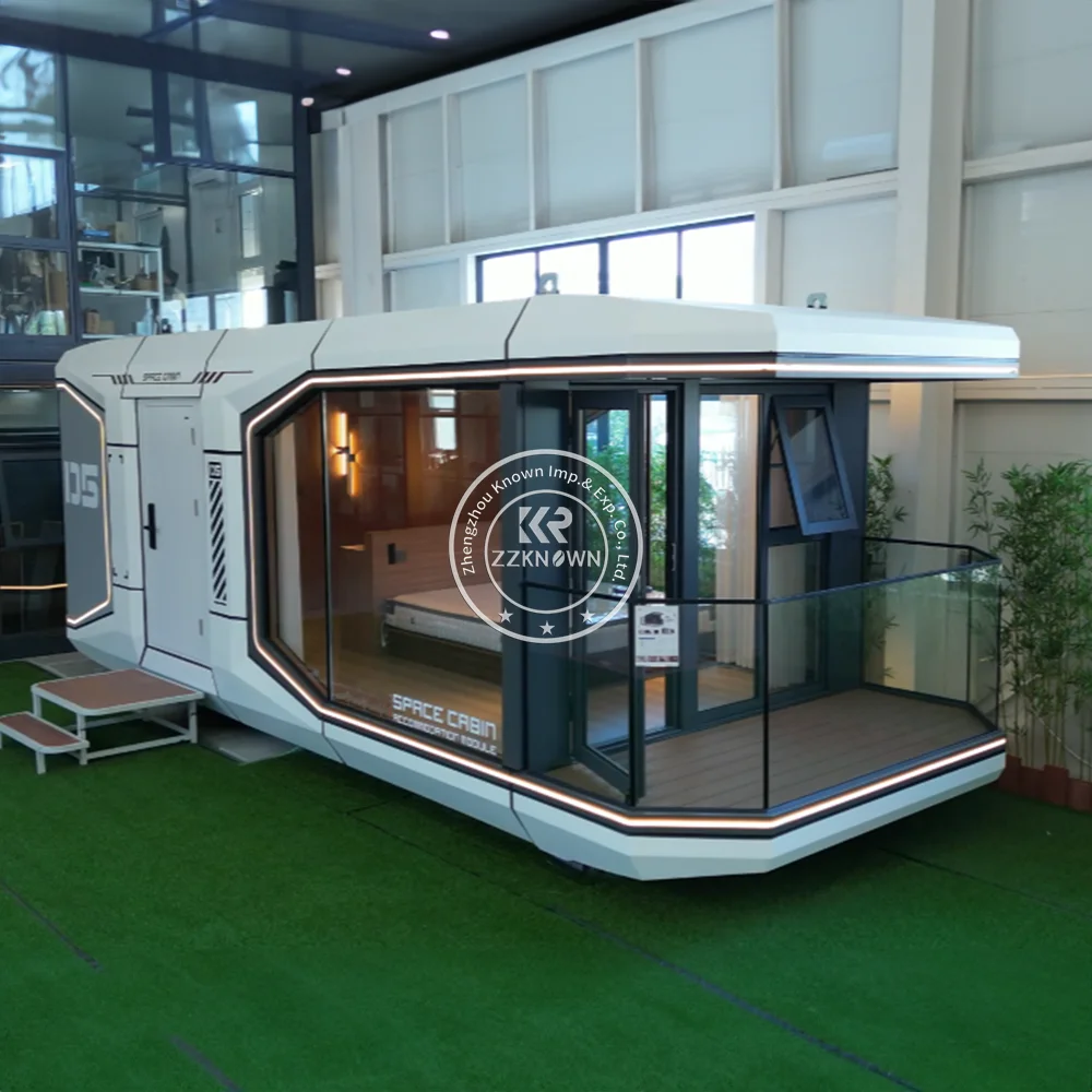 Mobile Steel Design Modular Capsule House Prefabricated Modern Homes Prefab Luxury Space Capsule House