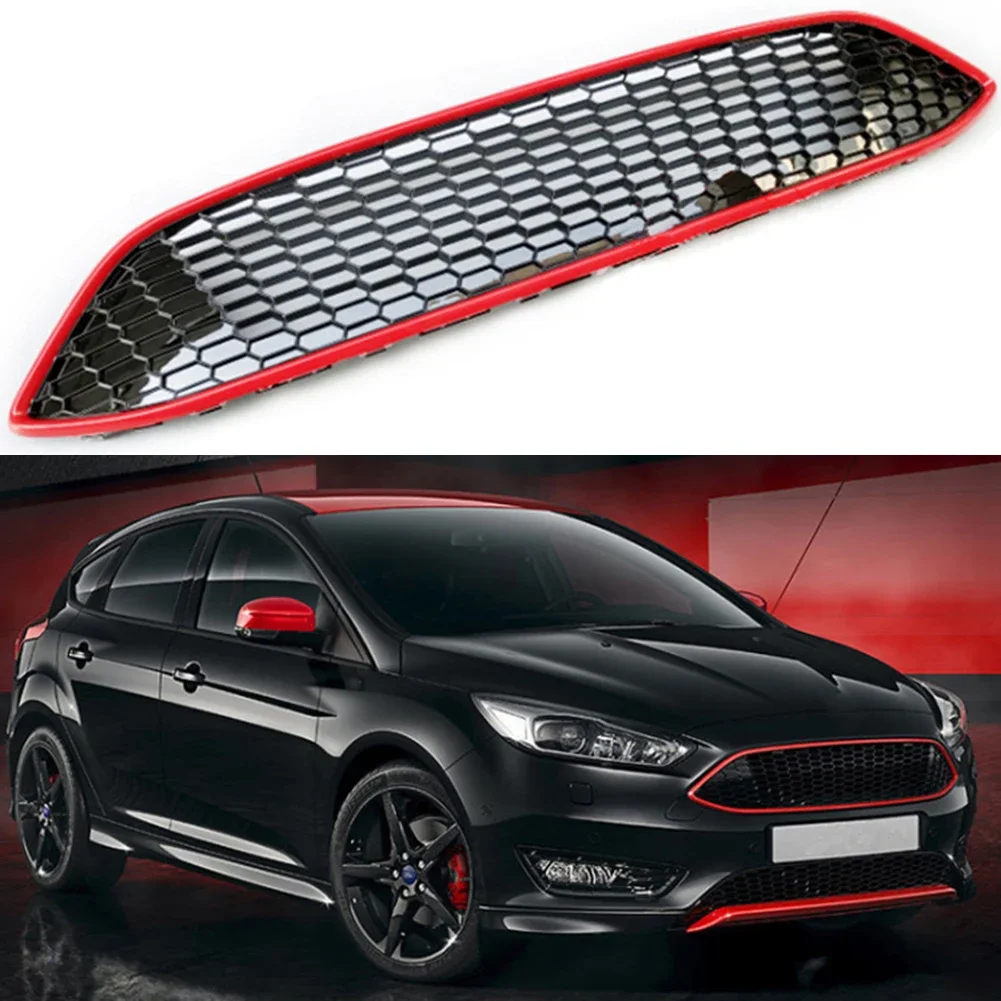 

Front Bumper Grill Upper Grille Fit For Ford Focus 2015 2016 2017 2018 Hatchback Sedan