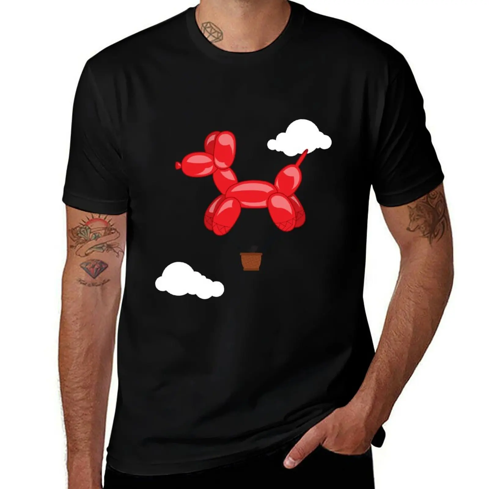 Hot Air Balloon Animal T-Shirt cotton t shirts high quality T-Shirt
