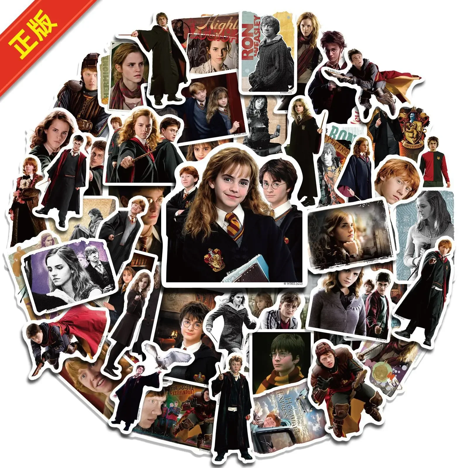 Waterproof Harri Potter Stickers Hogwarts 2024 Malfoy Stickers Cartoon Waterproof DIY Diary Suitcase Scrapbook Phone Laptop