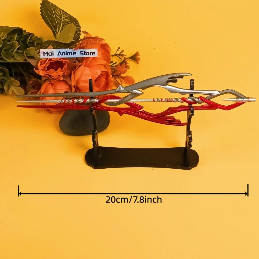 7.8 calowy EVA Miecz Longinusa Katana w naturalnej wielkości Japoński miecz Oryginalny szabla samurajska Mini Asuka Metalowy rekwizyt do cosplay anime Zabawka Prezent