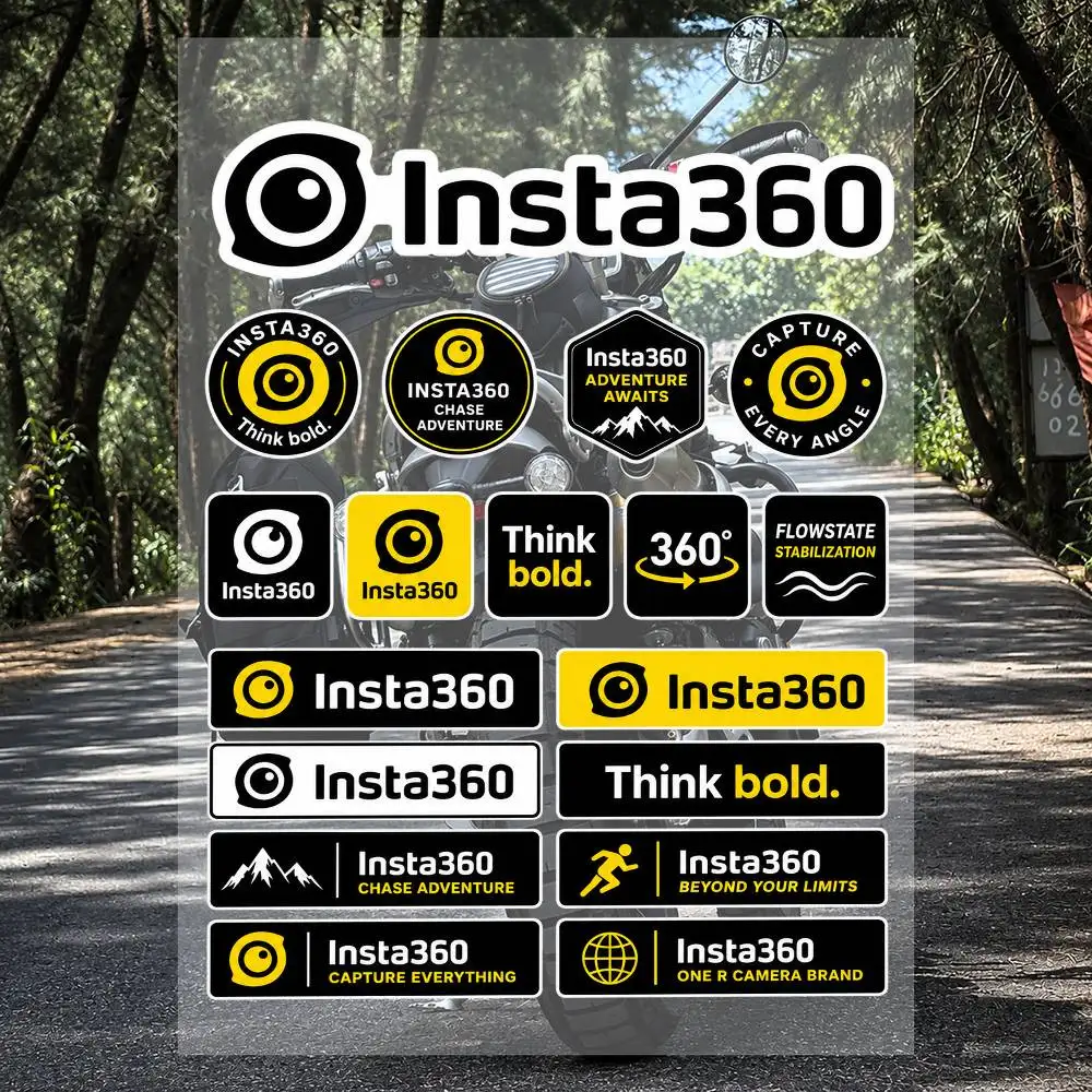 A-I-Insta-A 3-360 Streetwear Brand Stickers Set Waterproof Vinyl Decals For Laptop Helmet Skateboard Motorcycle Car Phone Case