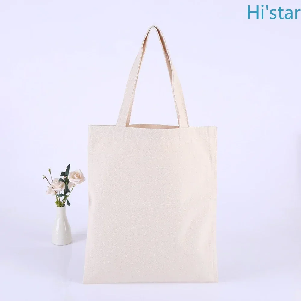 5 قطع مجموعة أكياس التسوق قماش فارغة قابلة لإعادة الاستخدام طوي عادية اليومية حقيبة يد كتف لشعار شخصي واسم مخصص #2