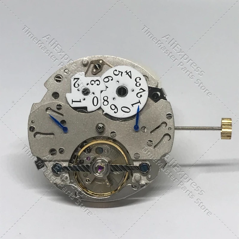 

New Multifunctional Automatic Mechanical Movement with Five Needles and 12 Point Calendar Movement with Bare Pendulum Wheel