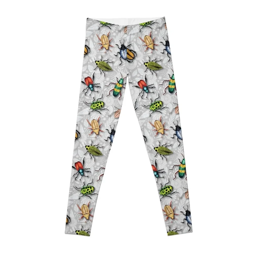 A Bunch of Beetles - Colorful Insect Pattern Leggings for girls Sports pants for Womens Leggings